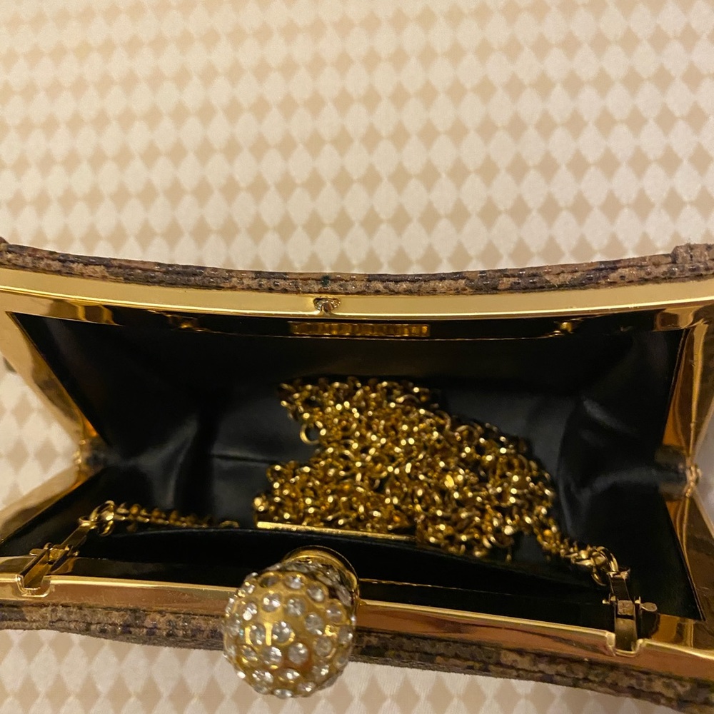 Alligator print evening bag - Picture 7 of 8
